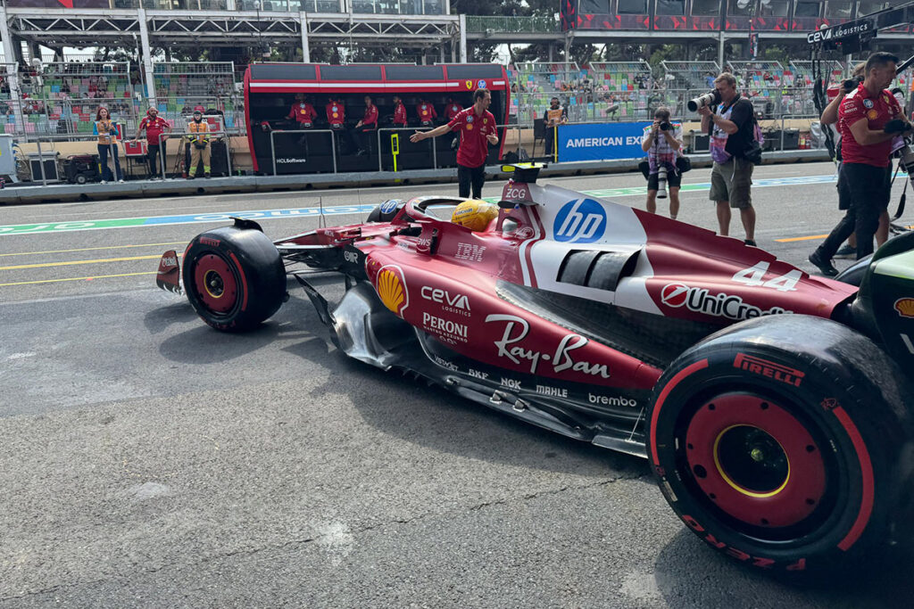 Formel 1 Lewis Hamilton Ferrari Baku Aserbaidschan 2025