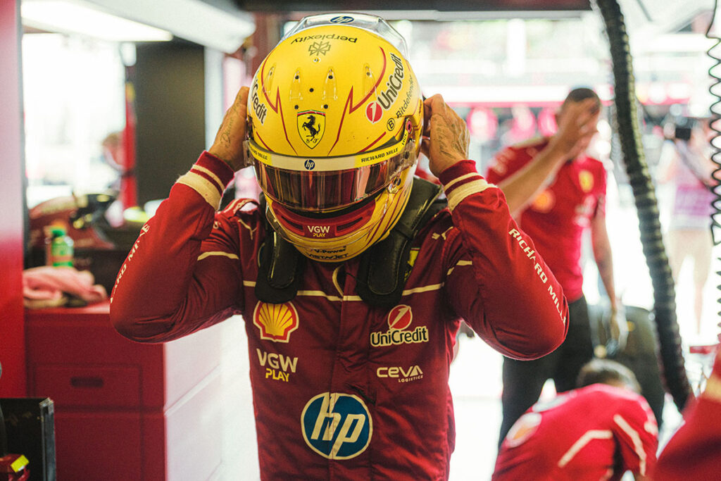 Formel 1 Lewis Hamilton Ferrari Baku Aserbaidschan 2025