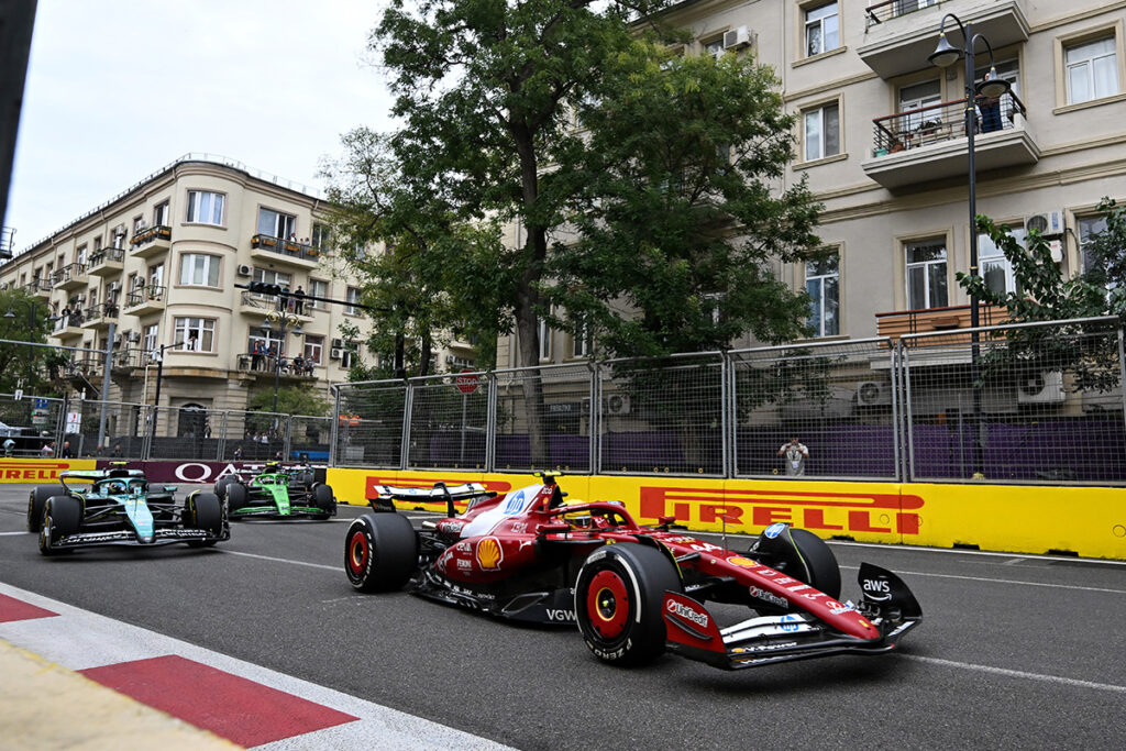 Formel 1 Lewis Hamilton Ferrari Baku Aserbaidschan 2025