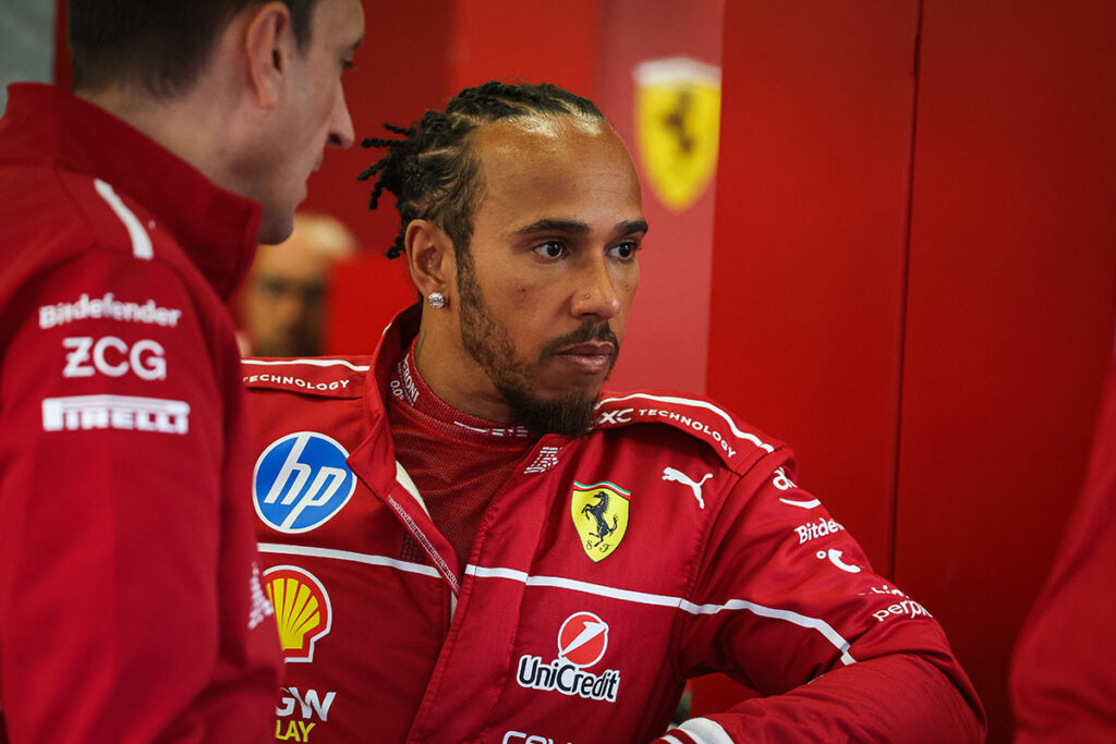 Formel 1 Lewis Hamilton Ferrari Baku Aserbaidschan 2025