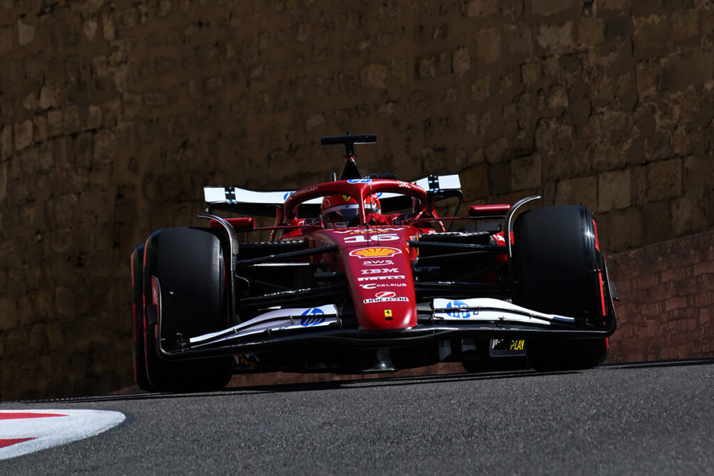 Formel 1 Charles Leclerc Ferrari Baku Aserbaidschan 2025