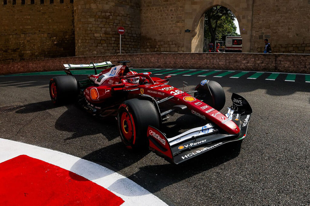 Formel 1 Charles Leclerc Ferrari Baku Aserbaidschan 2025
