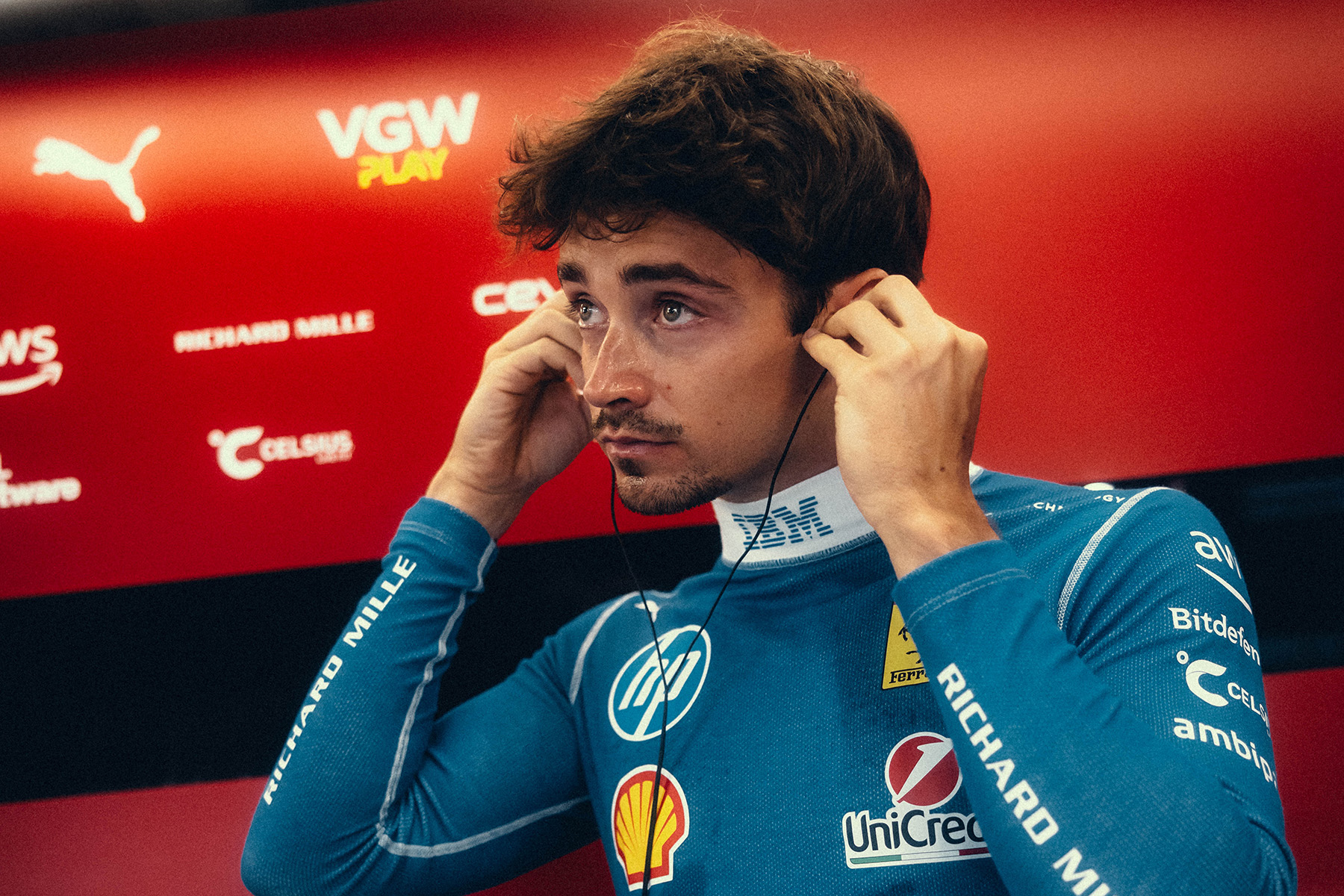 Formel 1 Charles Leclerc Ferrari Monza 2025