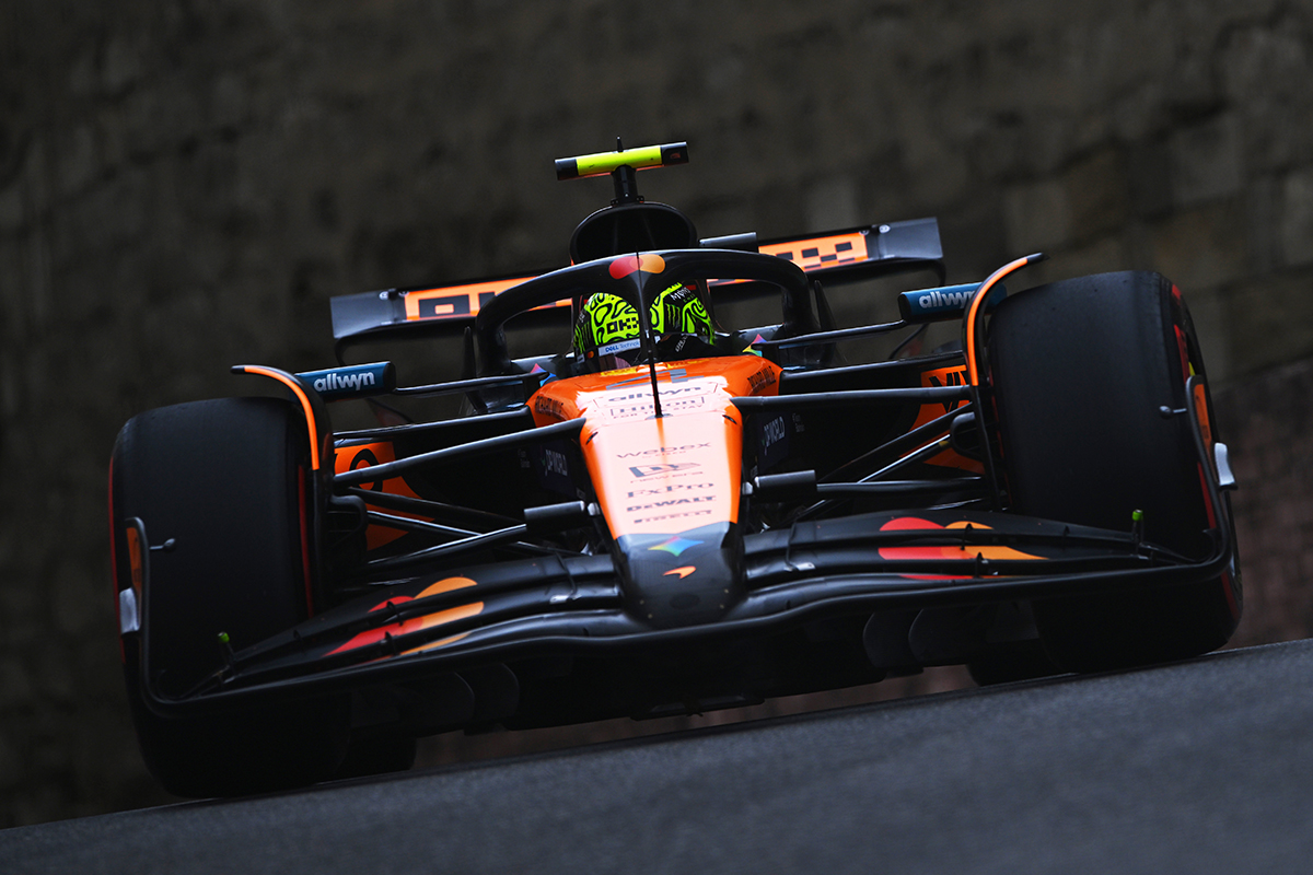 Formel 1 Lando Norris McLaren Baku Aserbaidschan 2025
