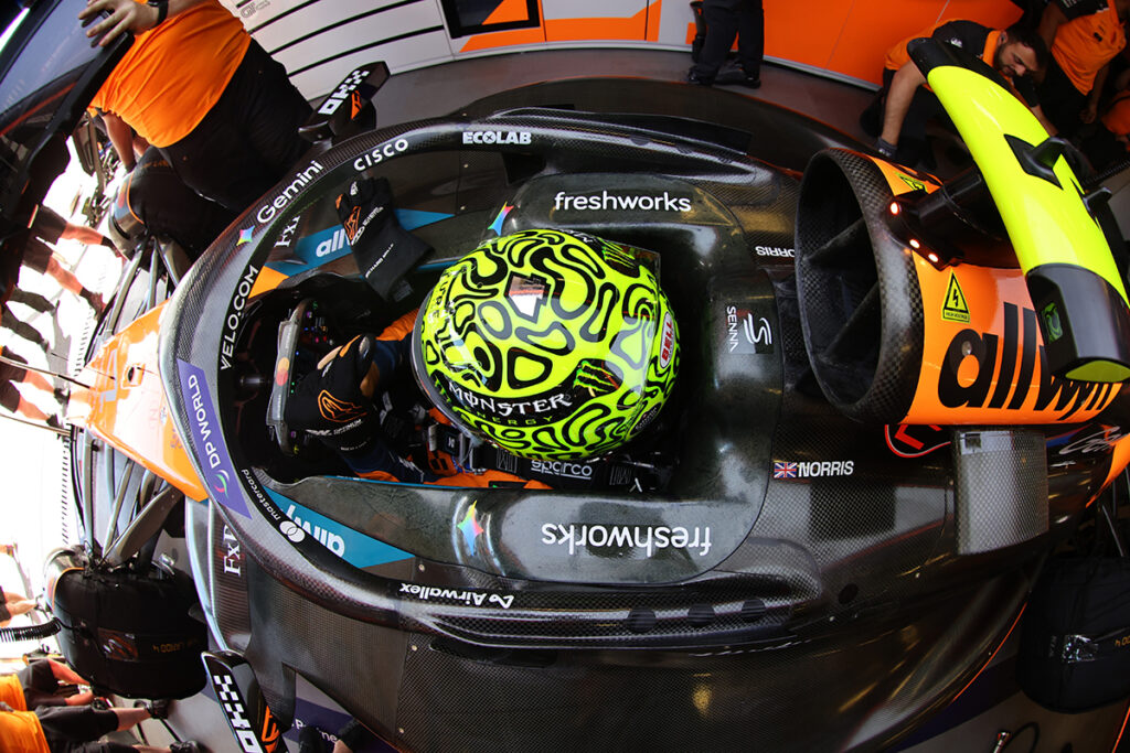 Formel 1 Lando Norris McLaren Baku Aserbaidschan 2025