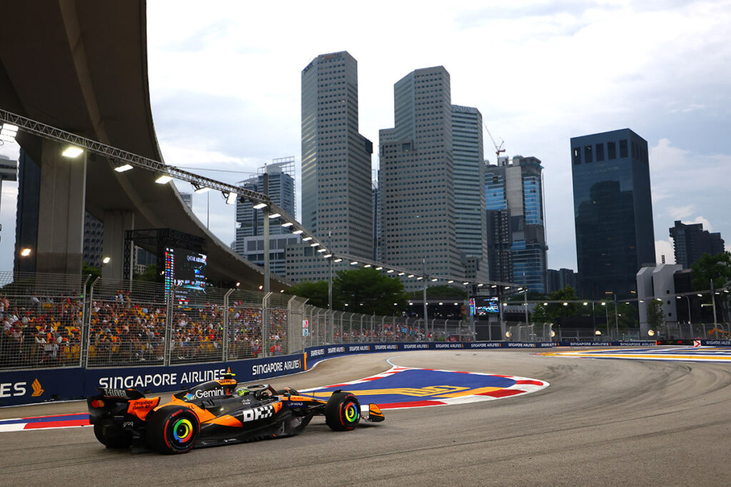 Formel 1 Lando Norris McLaren Singapur 2025