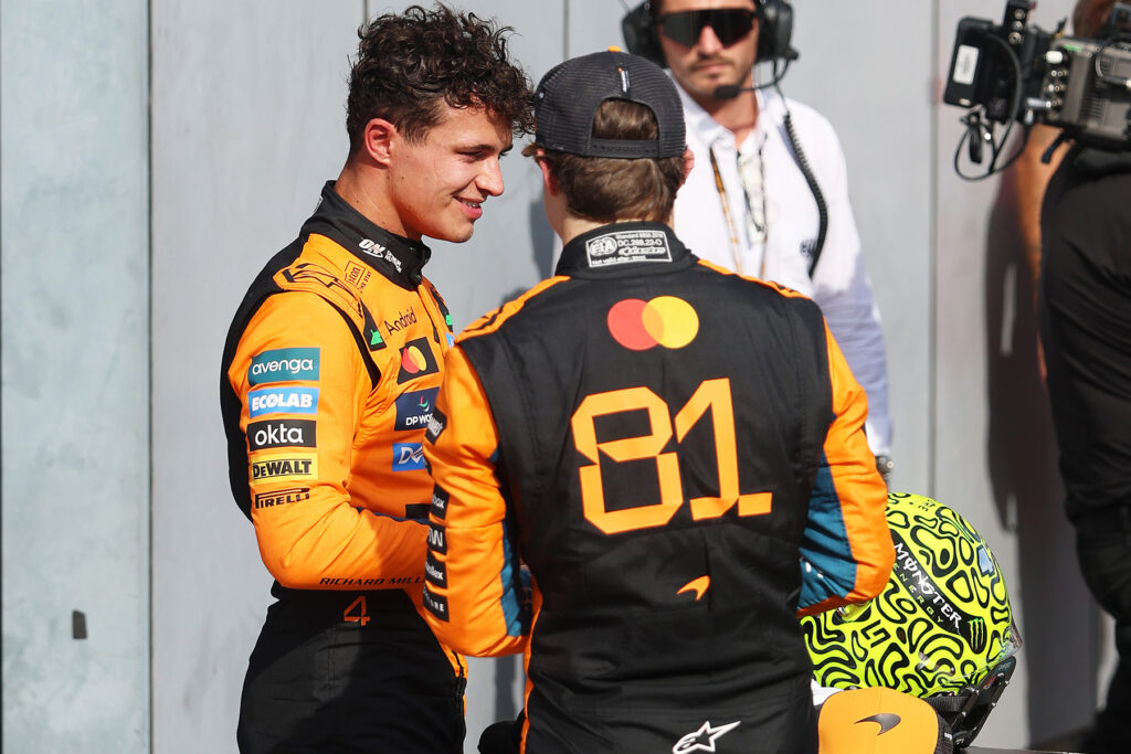 Formel 1 Lando Norris und Oscar Piastri McLaren Monza Italien 2025