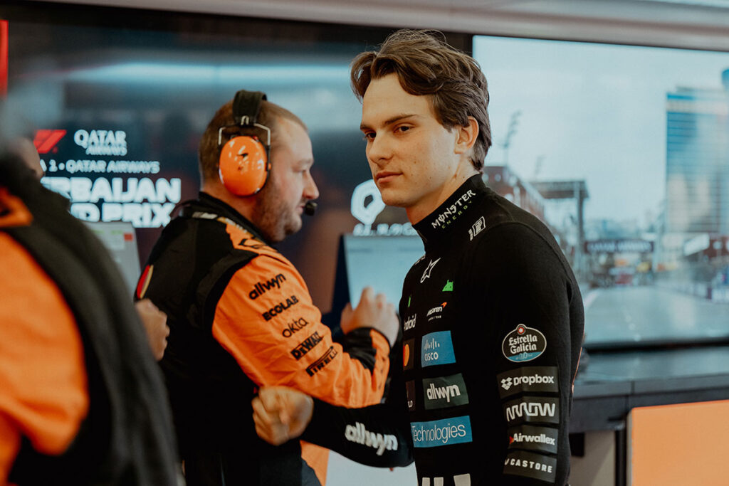 Formel 1 Oscar Piastri McLaren Baku Aserbaidschan 2025