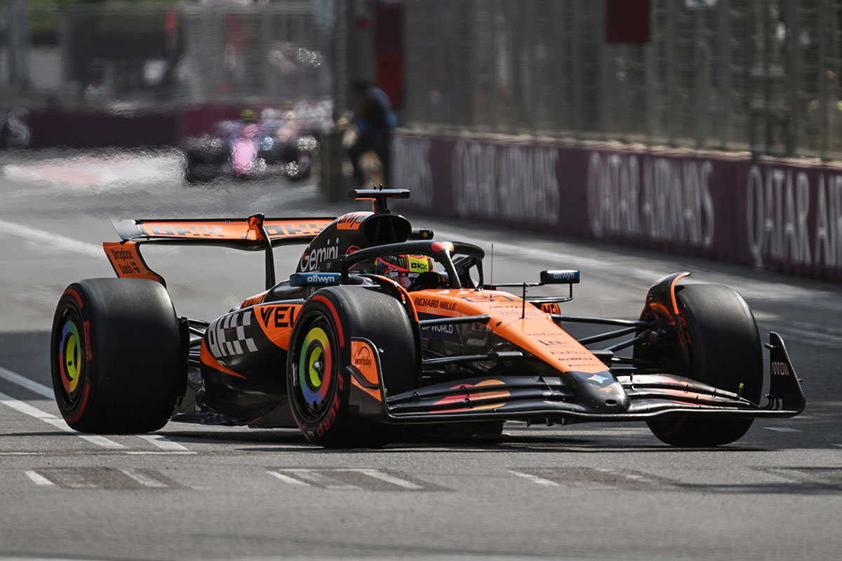 Formel 1 Oscar Piastri Baku Aserbaidschan 2025