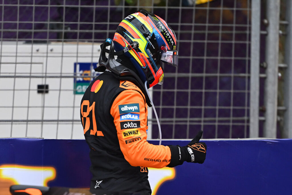 Formel 1 Piastri McLaren Baku Aserbaidschan 2025