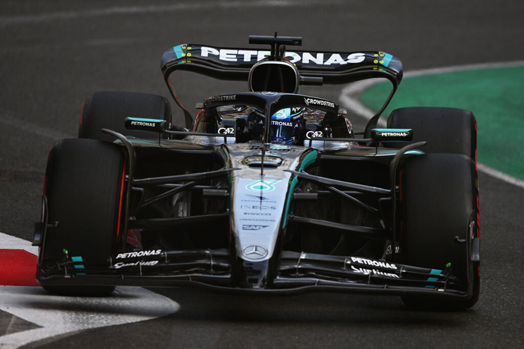 Formel 1 George Russell Mercedes Baku Aserbaidschan 2025