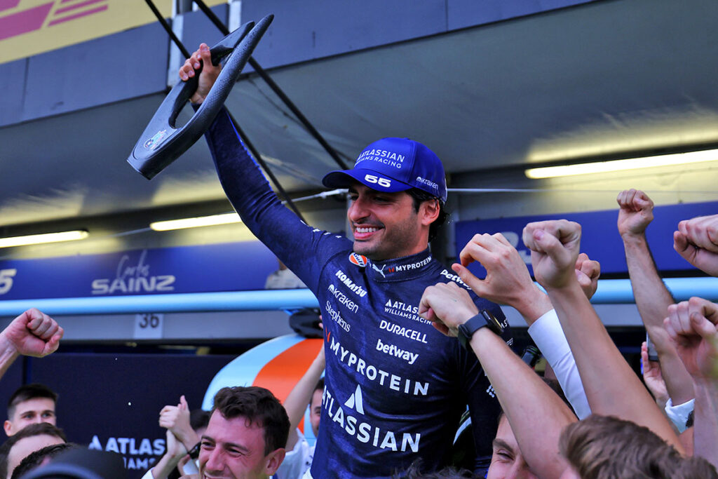 Formel 1 Carlos Sainz Williams Baku Aserbaidschan 2025