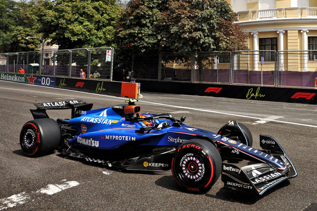 Formel 1 Carlos Sainz Williams Baku Aserbaidschan 2025