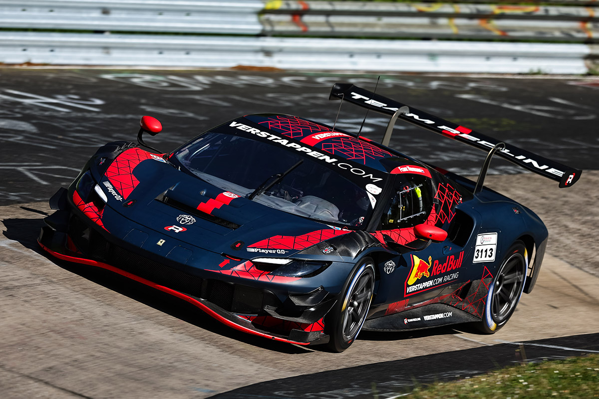 Max Verstappen Ferrari 296 GT3 auf der Nordschleife 2025
