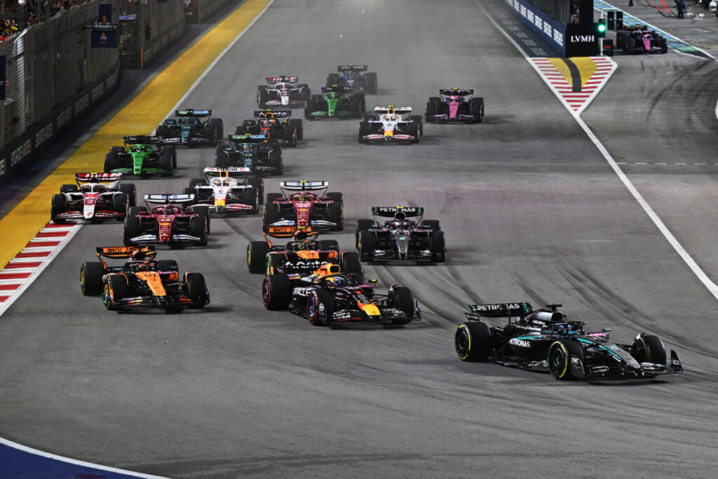 Formel 1 Start Singapur 2025