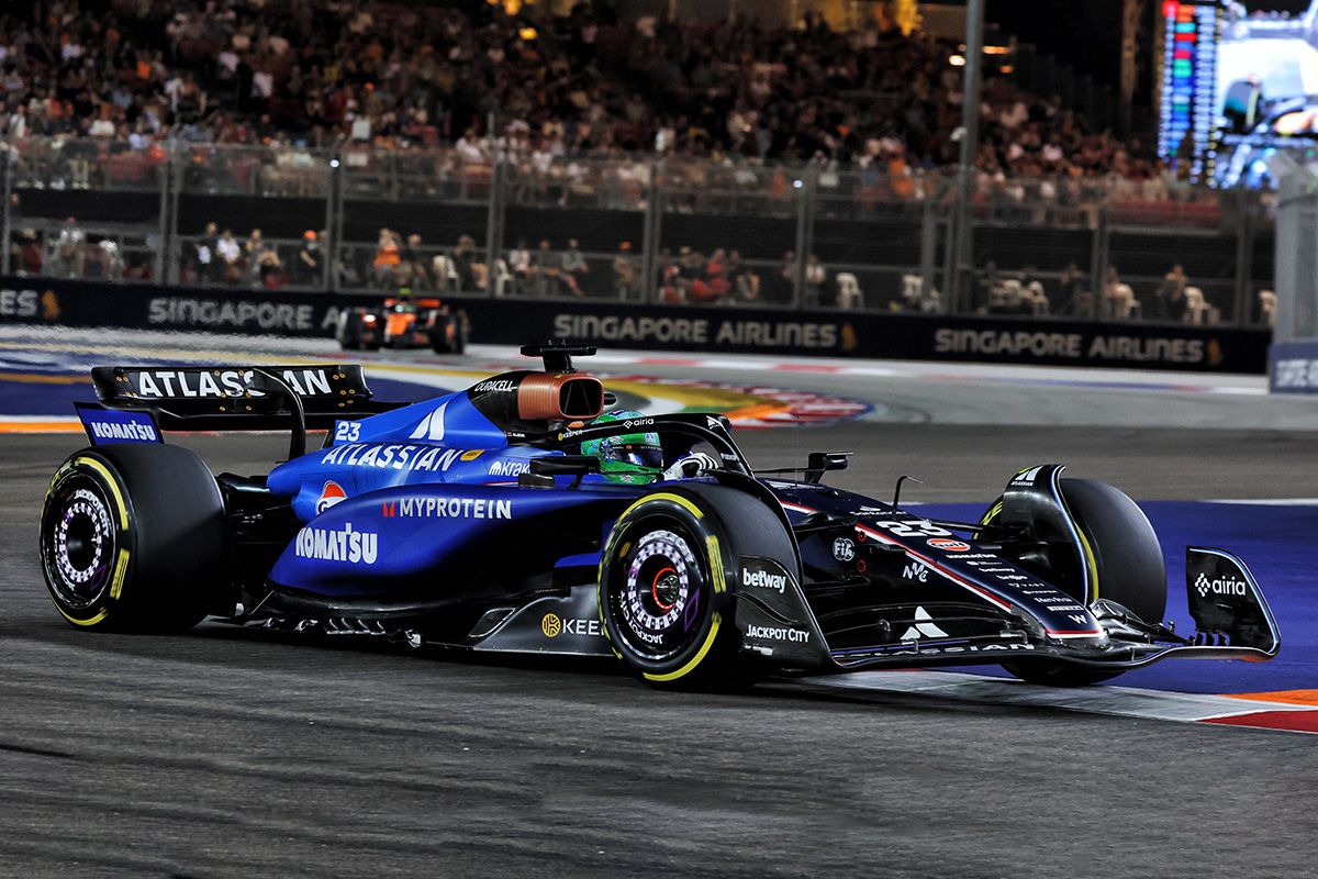 Formel 1 Alexander Albon Williams Singapur 2025