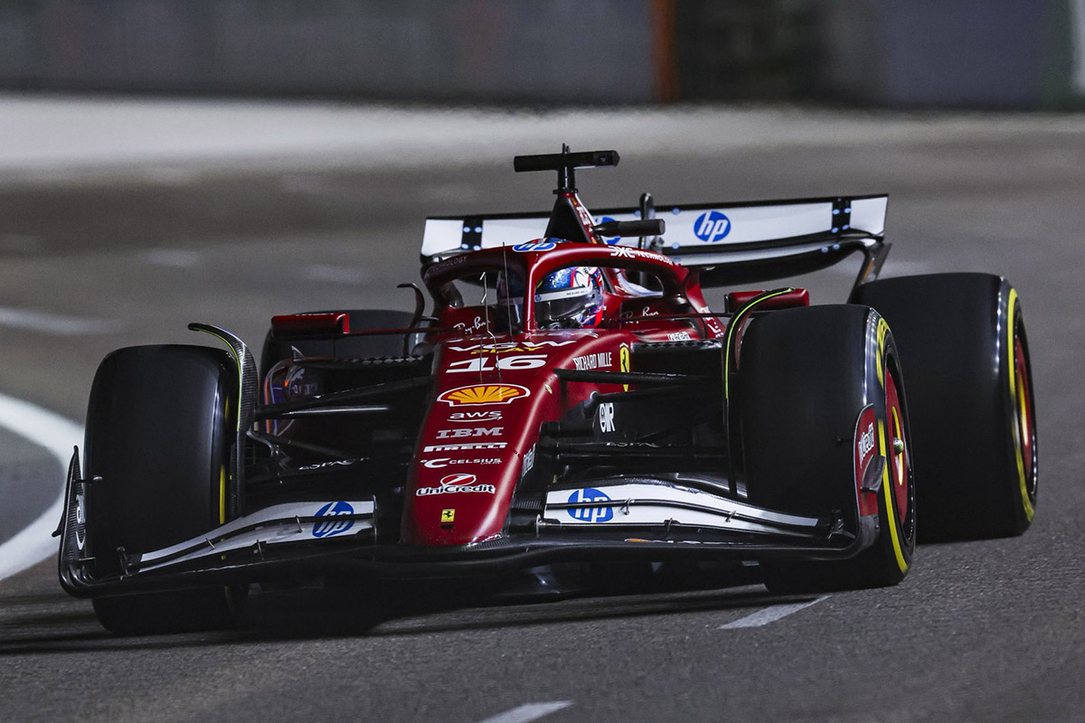 Formel 1 Charles Leclerc Ferrari Singapur 2025
