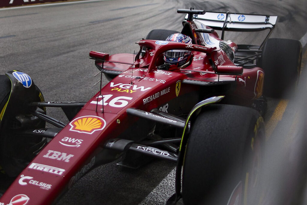 Formel 1 Charles Leclerc Ferrari Singapur 2025