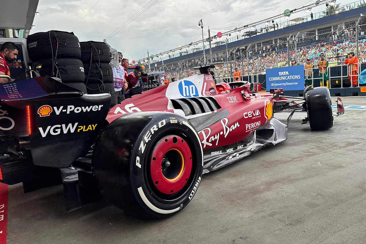 Formel 1 Charles Leclerc Ferrari Singapur 2025