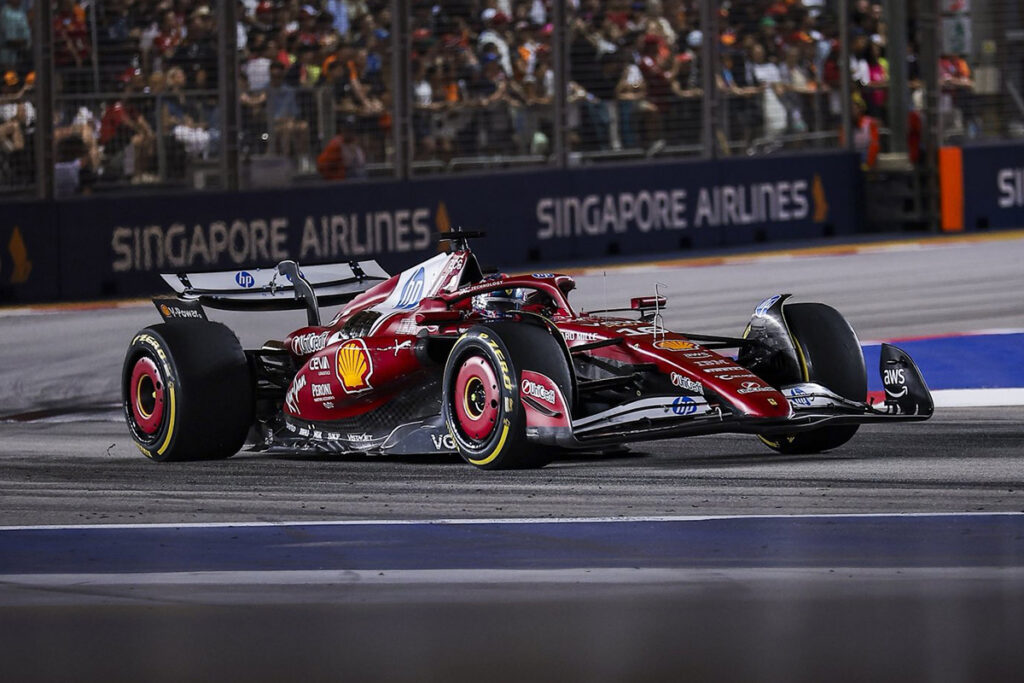 Formel 1 Charles Leclerc Ferrari Singapur 2025