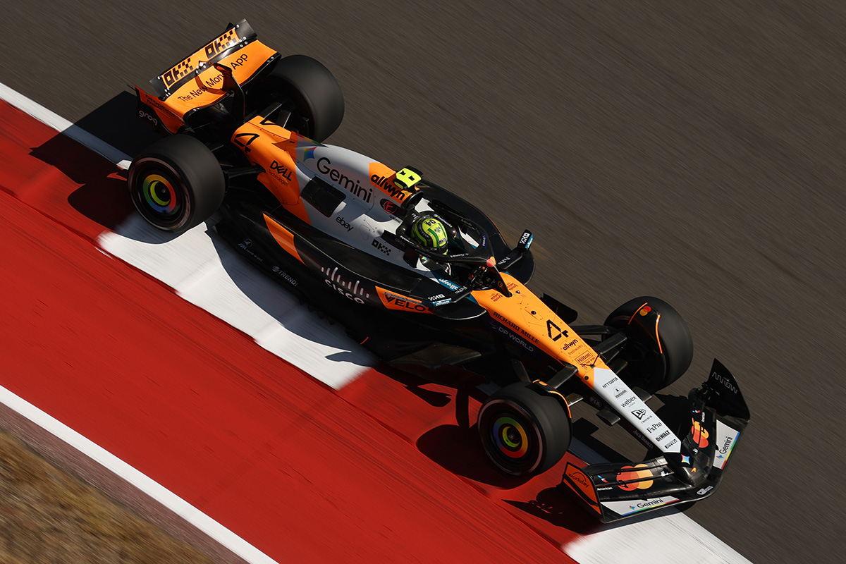 Formel 1 Lando Norris McLaren Austin USA 2025