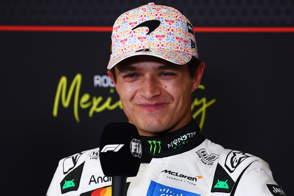 Lando Norris. Credit: Clive Rose/Getty Images/McLaren