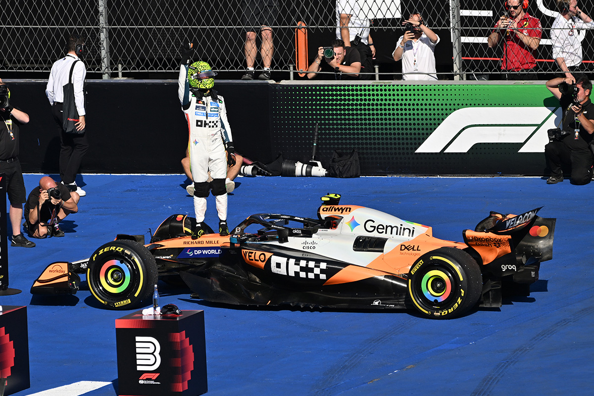 Formel 1 Lando Norris McLaren Mexiko 2025