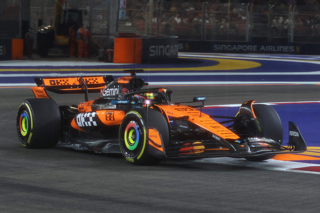 Formel 1 Oscar Piastri McLaren Singapur 2025