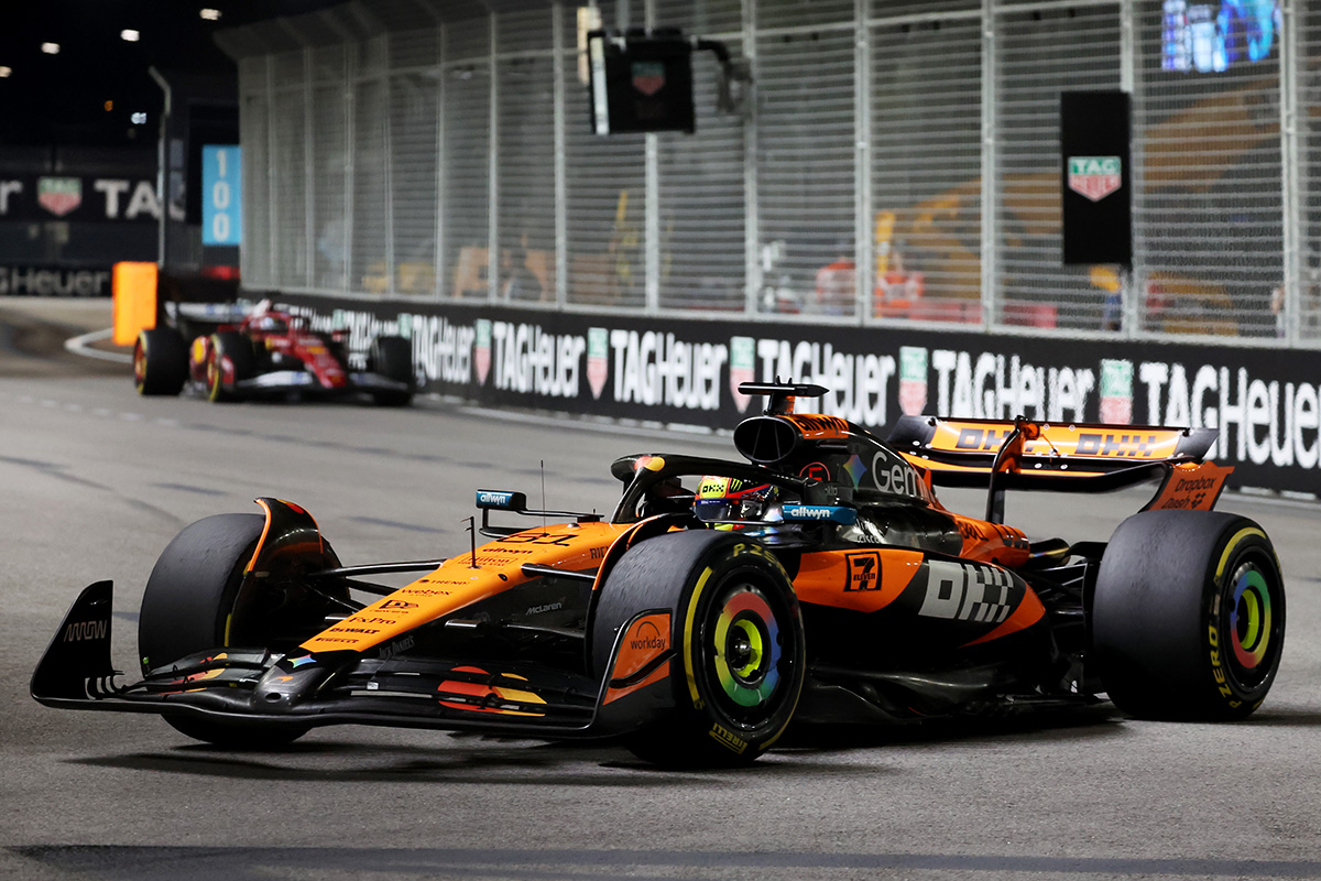 Formel 1 Oscar Piastri McLaren Singapur 2025