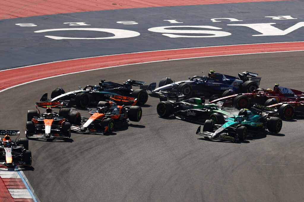 Formel 1 USA GP Sprint in Austin Crash 2025