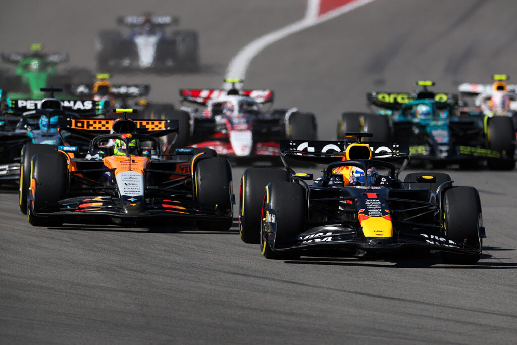 Formel 1 Max Verstappen und Lando Norris USA GP in Austin 2025