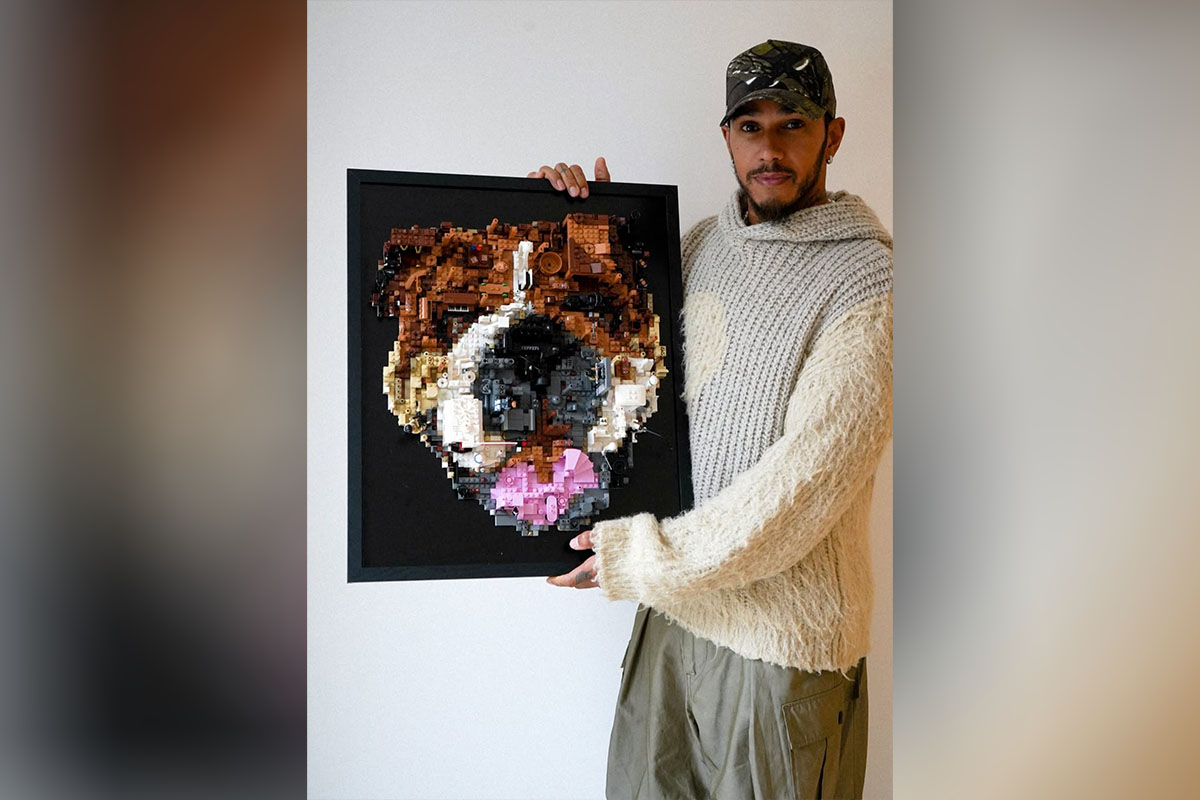 Lewis Hamilton, Roscoe, Credit: Lewis Hamilton / Instagram