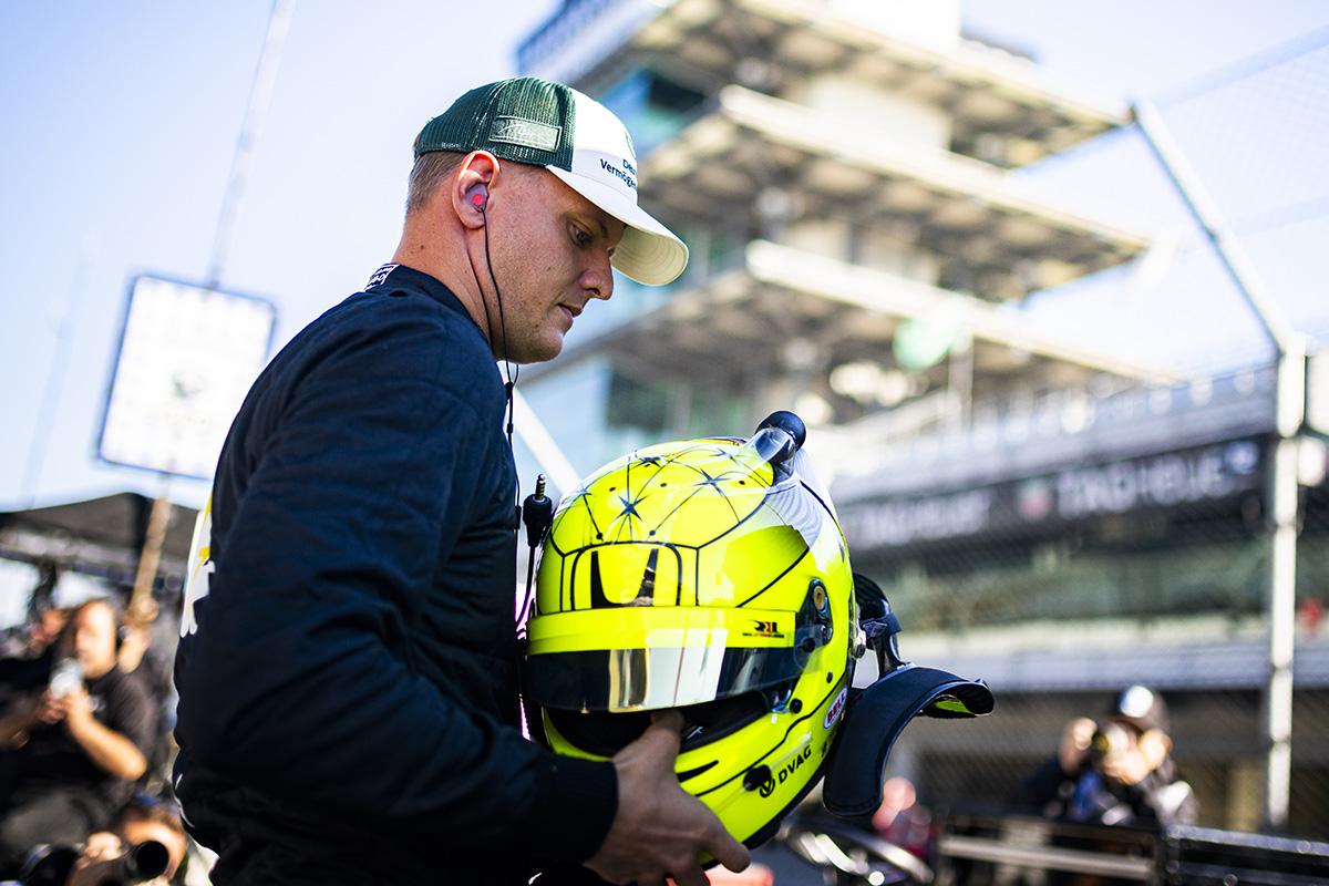 Mick Schumacher Indycar Rahal Letterman Lanigan Racing Honda Test Indianapolis 2025
