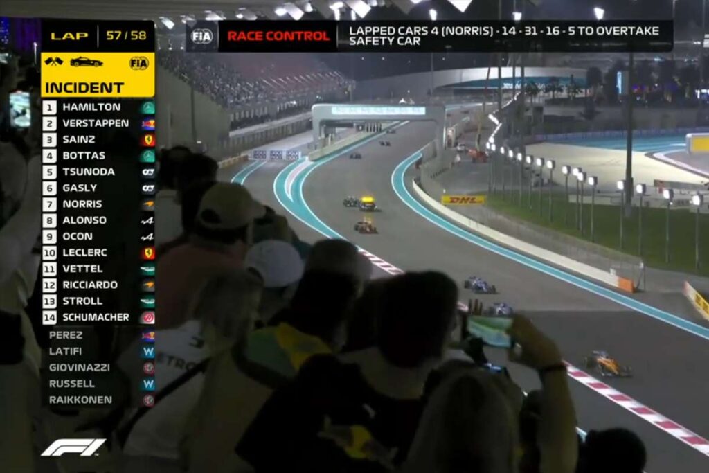 Erst zum Ende des zweiten Sektors in Runde 57 gibt Masi die Überrundungen frei, Credit: F1