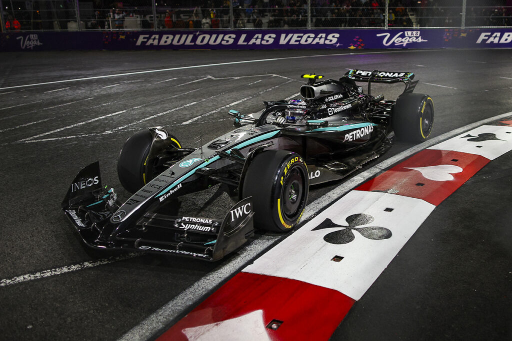Formel 1 Kimi Antonelli Mercedes Las Vegas 2025