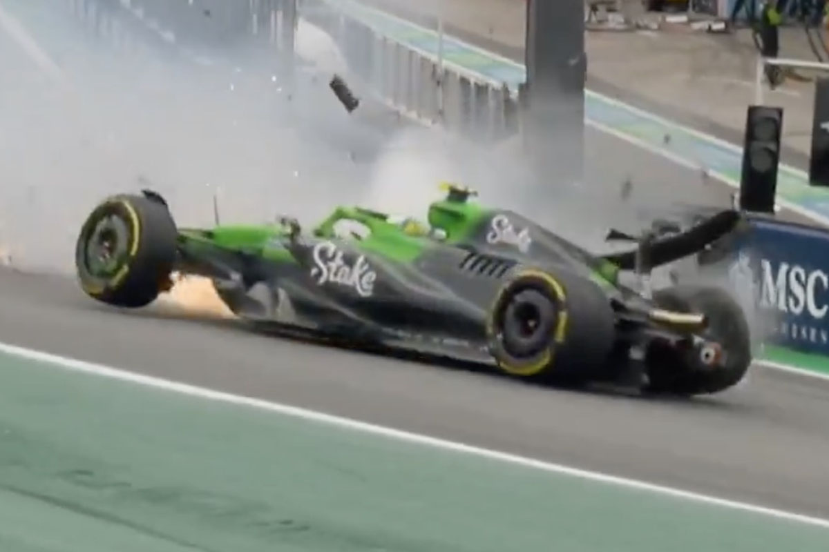 Formel 1 Gabriel Bortoleto Sauber Brasilien Crash 2025