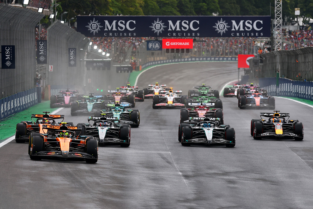 Formel 1 Brasilien Sprint Start 2025