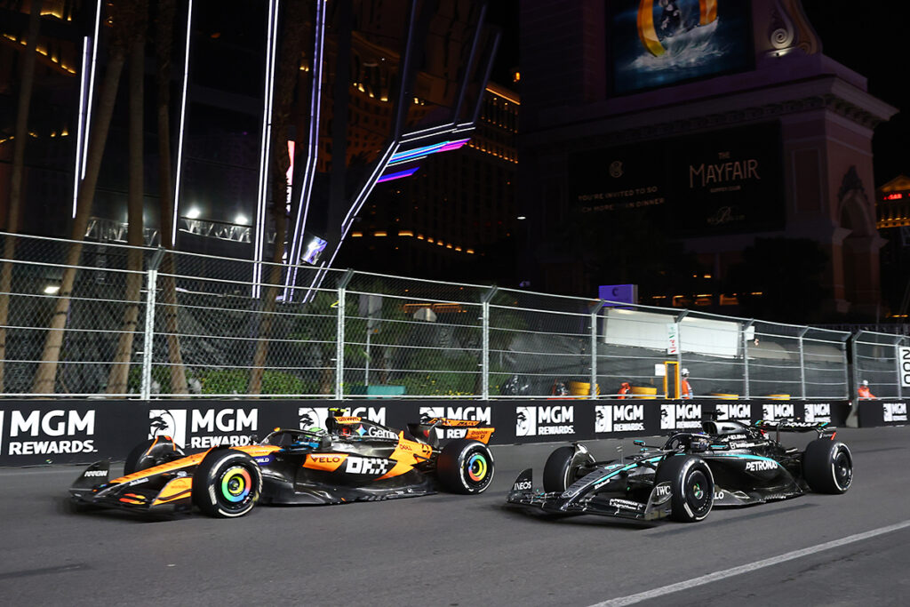 Formel 1 Lando Norris und George Russell Las Vegas 2025