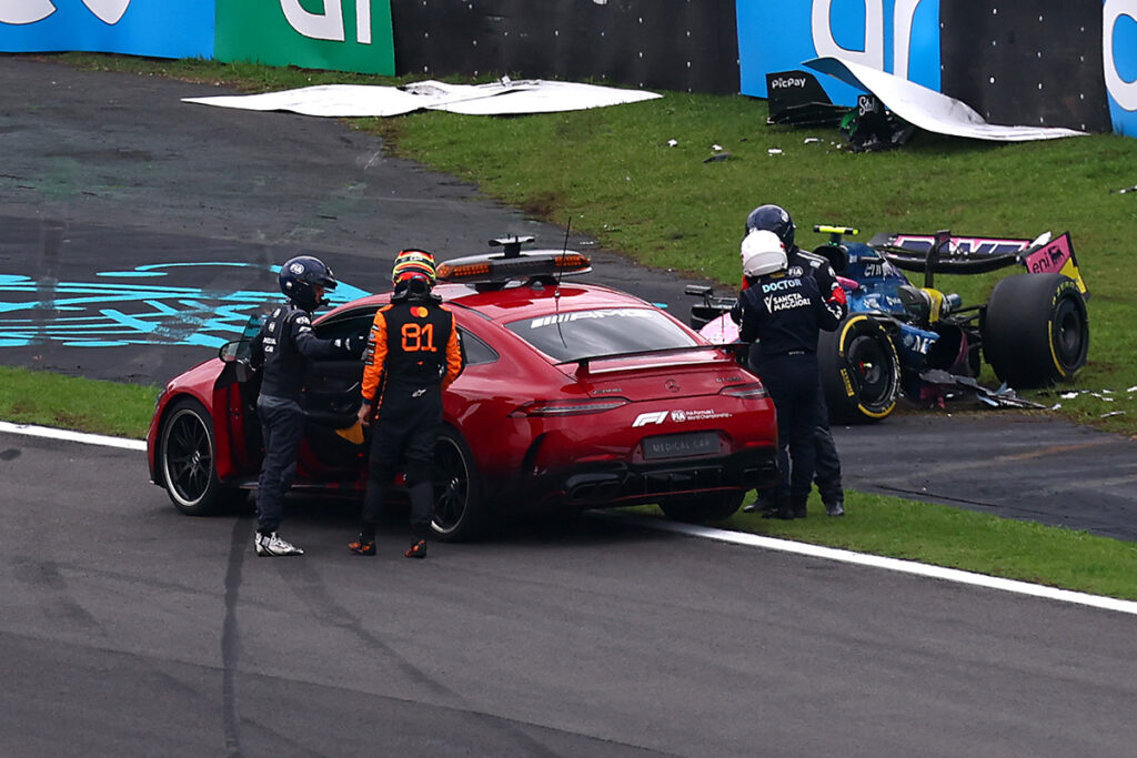 Formel 1 Oscar Piastri McLaren Franco Colapinto Alpine Brasilien Sprint Crash 2025