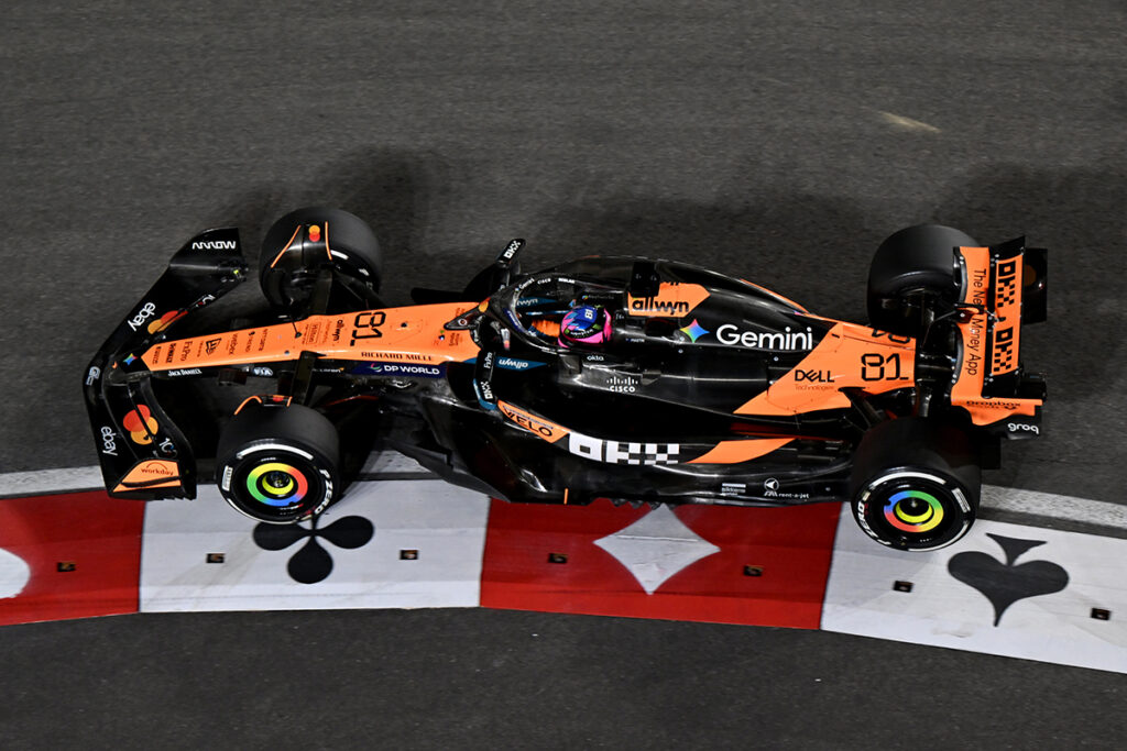 Formel 1 Oscar Piastri McLaren Las Vegas 2025