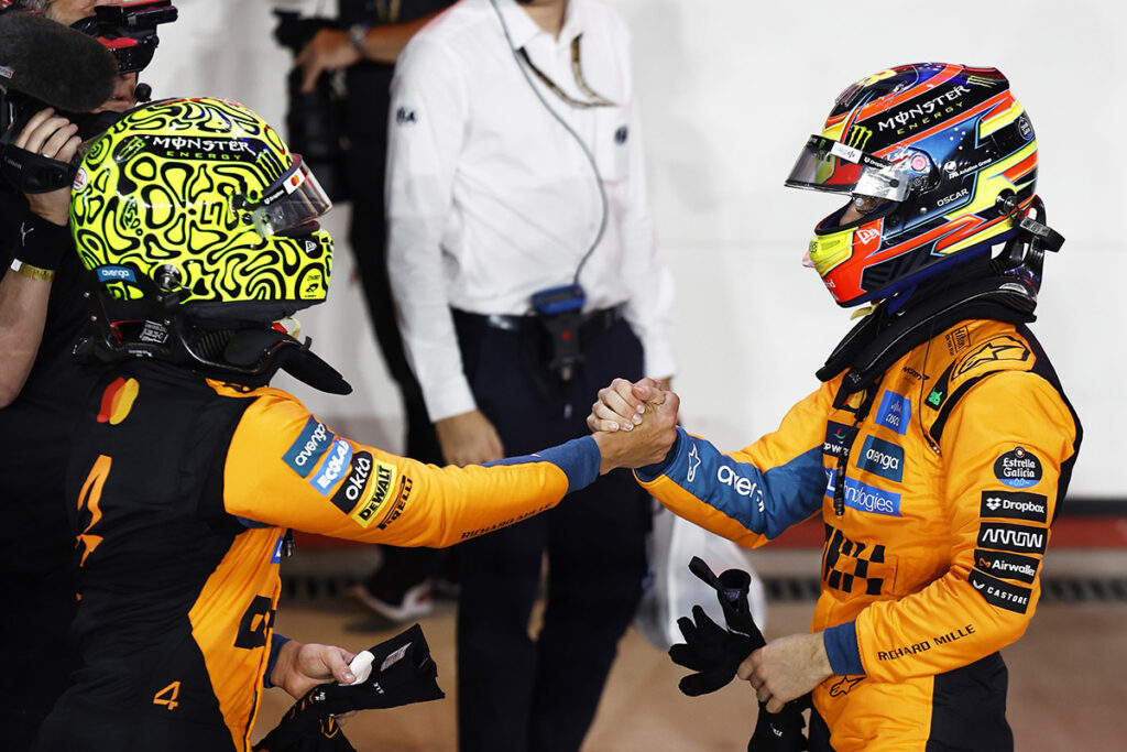 Formel 1 Lando Norris Oscar Piastri McLaren Katar 2025