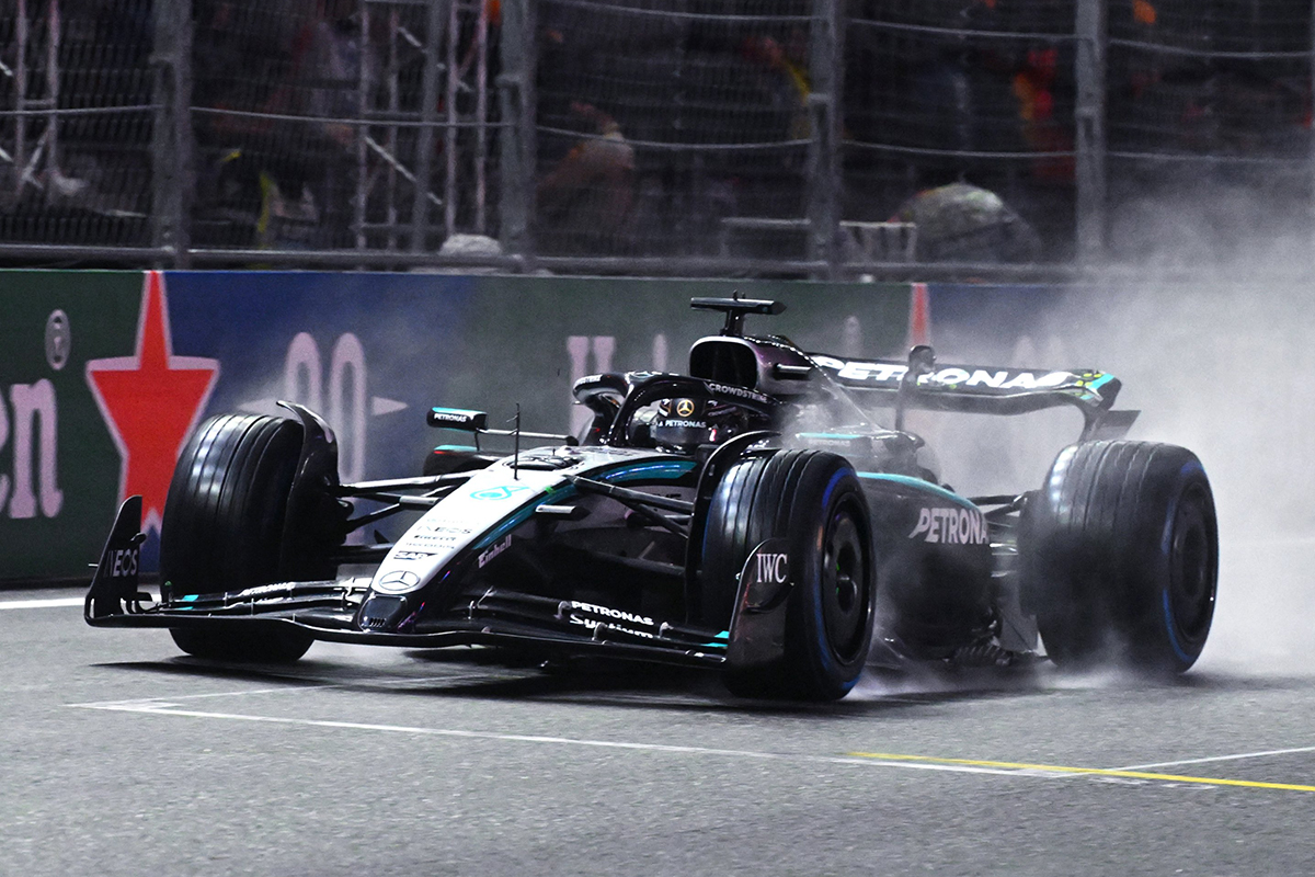 Formel 1 George Russell Mercedes Las Vegas 2025