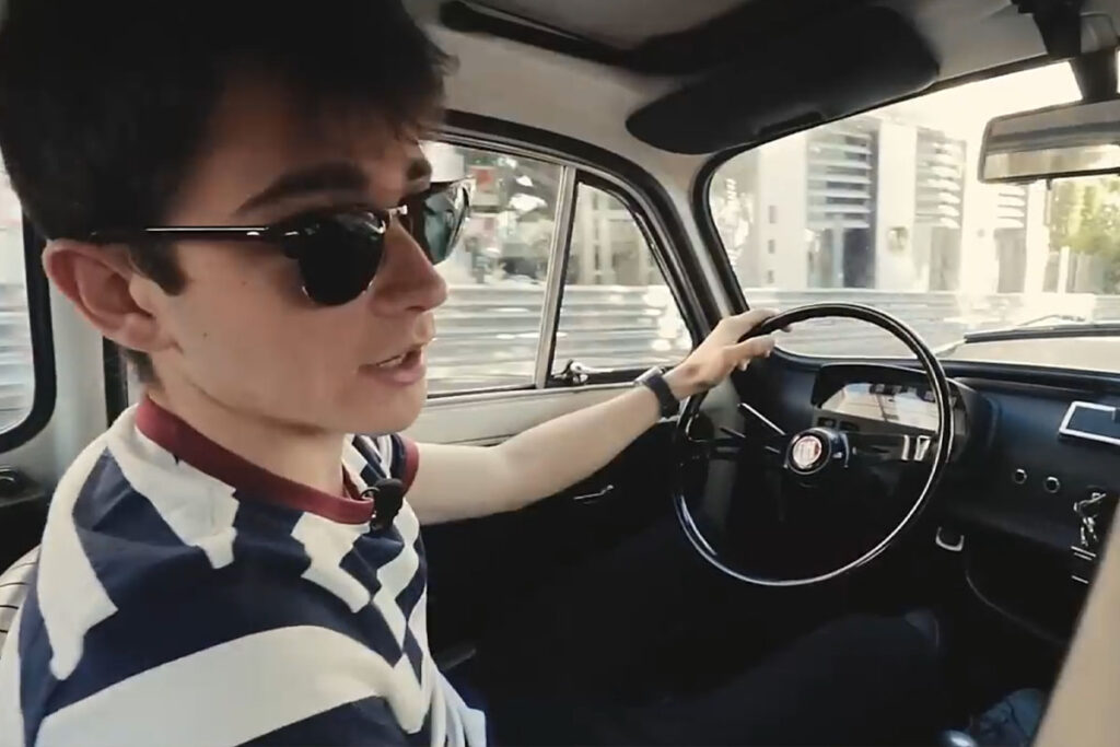 Charles Leclerc, Fiat 500, Credit: Prema Racing