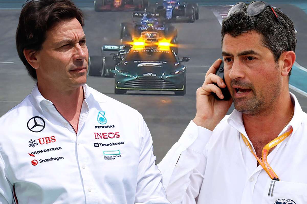 Toto Wolff und Michael Masi, Credit: Montage