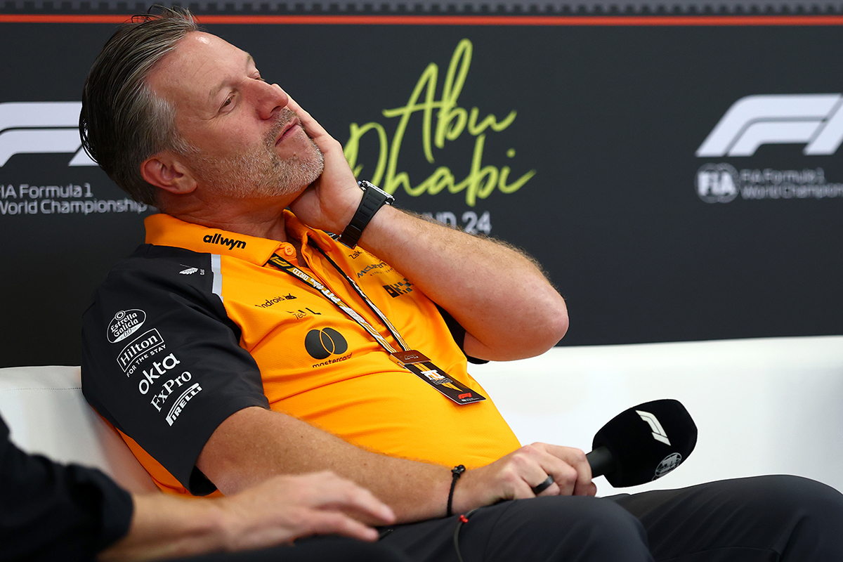 Formel 1 Zak Brown McLaren Abu Dhabi 2025