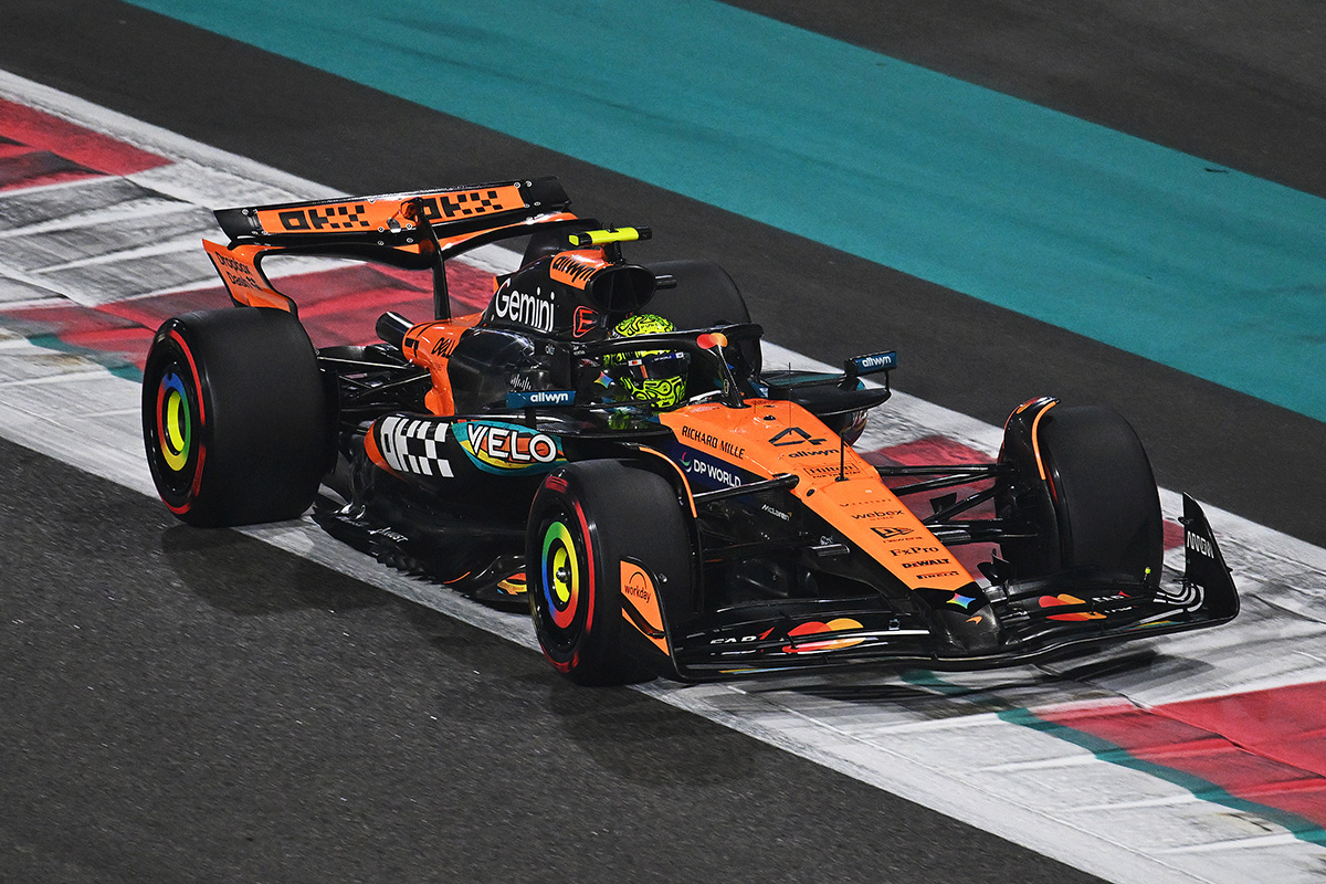 Formel 1 Lando Norris McLaren Abu Dhabi 2025
