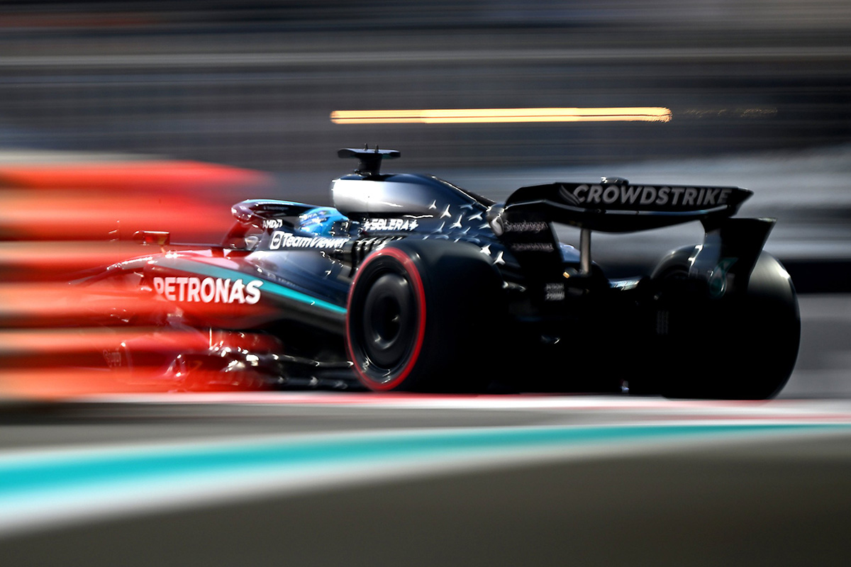 Formel 1 George Russell Mercedes Abu Dhabi 2025