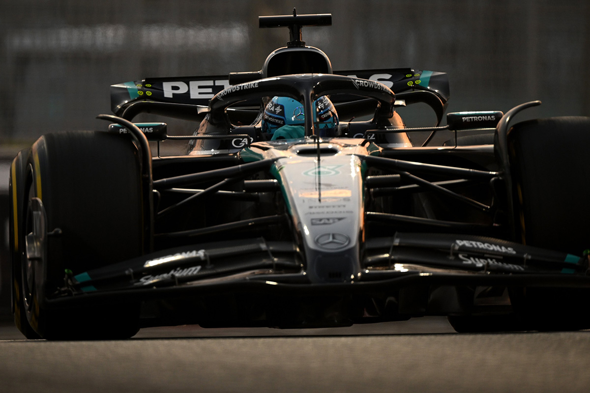 Formel 1 George Russell Mercedes Abu Dhabi 2025