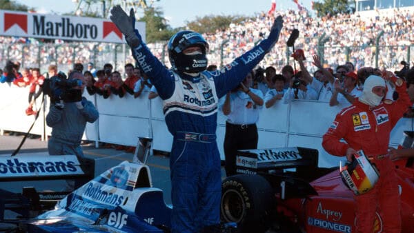 Formel 1 Damon Hill. Credit: Williams