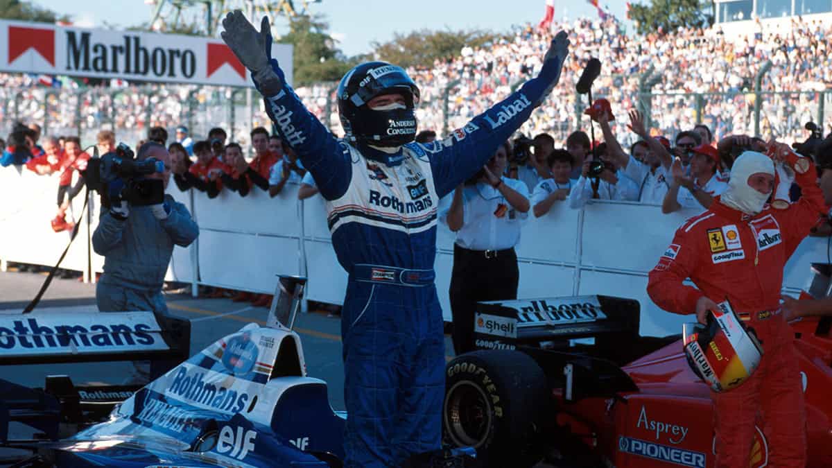 Formel 1 Damon Hill. Credit: Williams